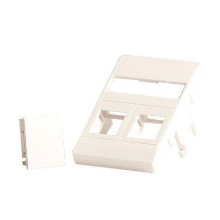 Lanview Wall Plate 2 x Keystone - LVN127866 | High-Quality and Durable